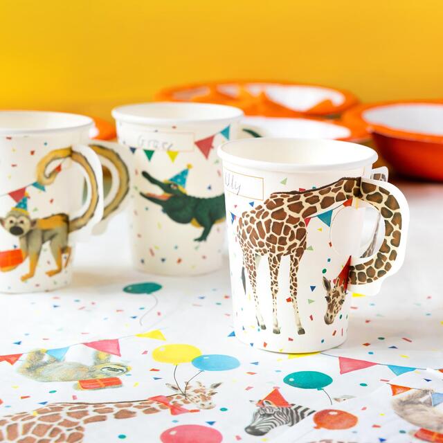 Talking Tables Safari Animal Paper Party Cups thumbnail 3