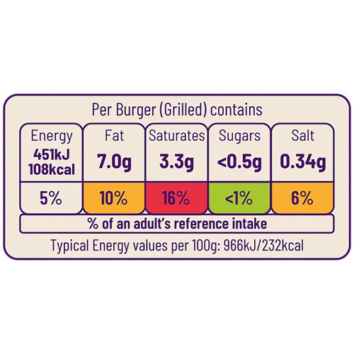 Ocado Frozen 8 Beef Burgers thumbnail 3