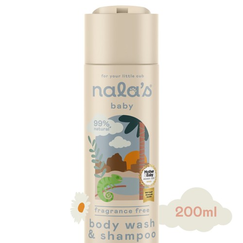 Nala's Baby Body Wash & Shampoo (Fragrance Free)