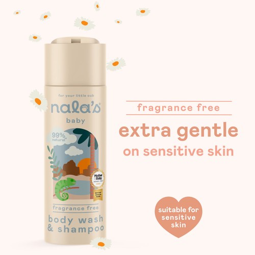Nala's Baby Body Wash & Shampoo (Fragrance Free) thumbnail 3