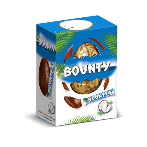 Bounty Coconut Milk Chocolate Easter Egg with 2 Fun Size Bars thumbnail 3