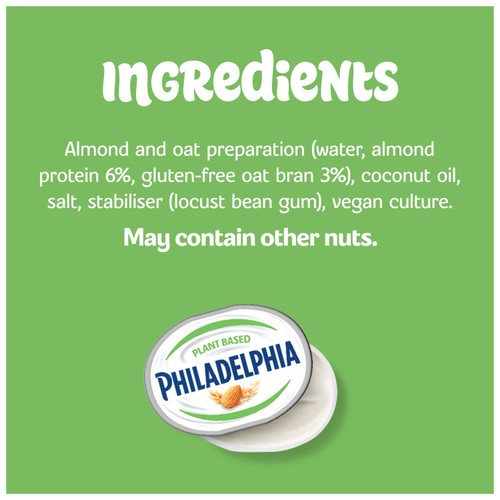 Philadelphia Vegan Almond & Oat Soft Cream Cheese Alternative thumbnail 5