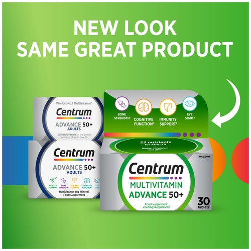 Centrum Advance 50+ Multivitamins & Vitamin Tablets, 30s thumbnail 2