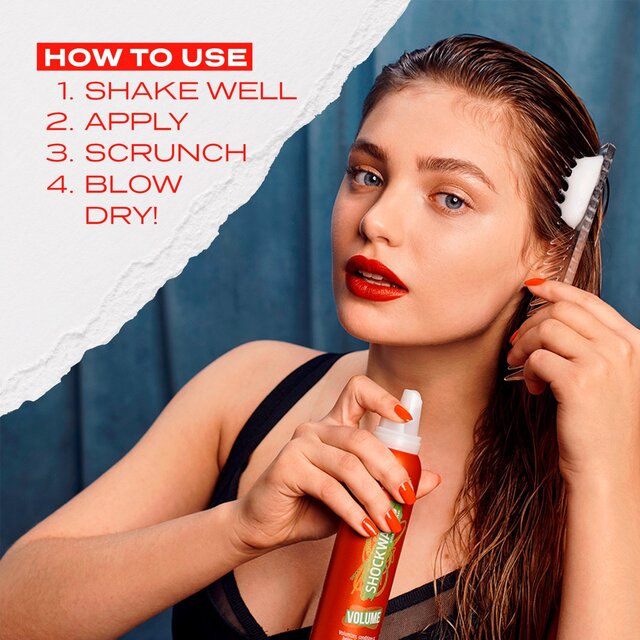Wella Shockwaves Volume Mousse thumbnail 4