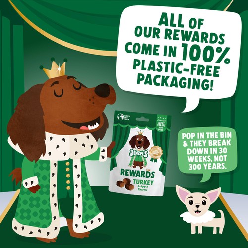 Denzel's Premium Rewards Turkey & Apple Meat Dog Treats thumbnail 5