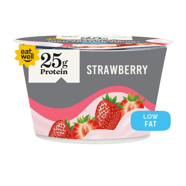 M&S Strawberry High Protein Yogurt