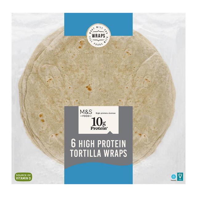 M&S High Protein Tortilla Wraps