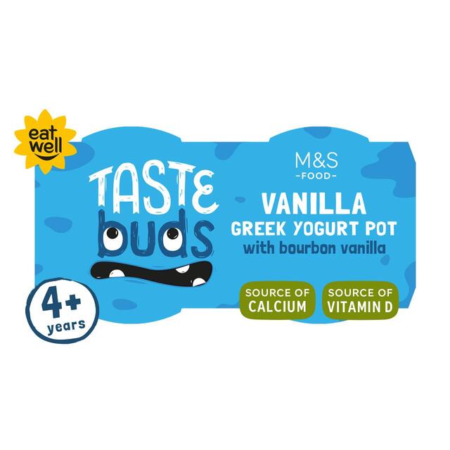 M&S Taste Buds Vanilla Greek Yogurt thumbnail 2