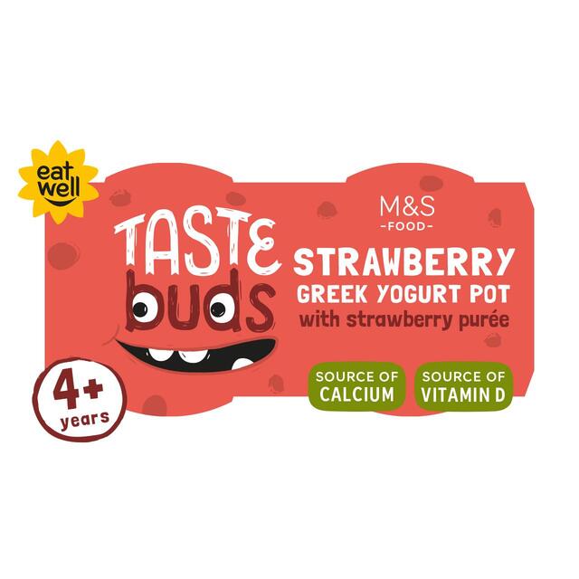 M&S Taste Buds Strawberry Greek Yogurt thumbnail 2