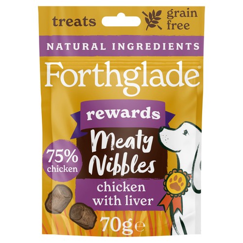 Forthglade Natural Meaty Nibbles Chicken with Liver