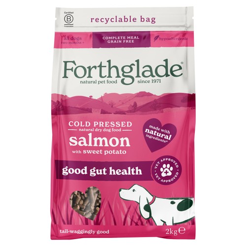 Forthglade Natural Dry Grain Free Salmon Cold Pressed