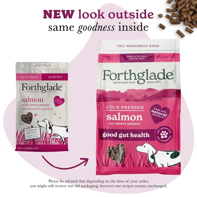 Forthglade Natural Dry Grain Free Salmon Cold Pressed thumbnail 2