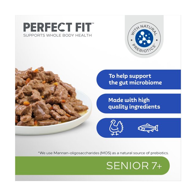 Perfect Fit Cat Pouches Senior 7+ Mixed thumbnail 5
