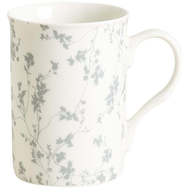 M&S Collection Cherry Blossom Mug, Grey