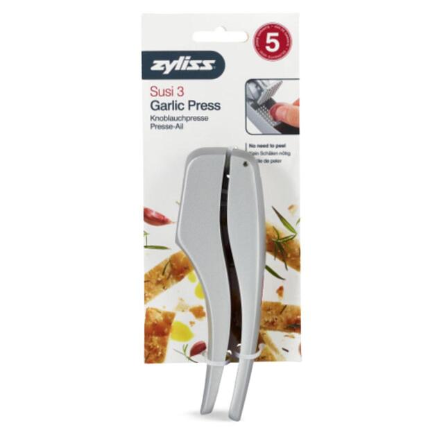 Zyliss Susi 3 Garlic Press, Silver thumbnail 2