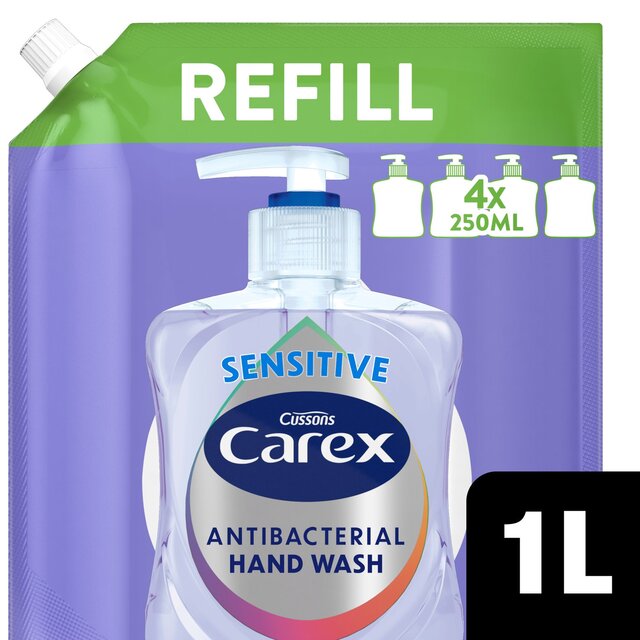 Carex Sensitive Antibacterial Handwash Refill