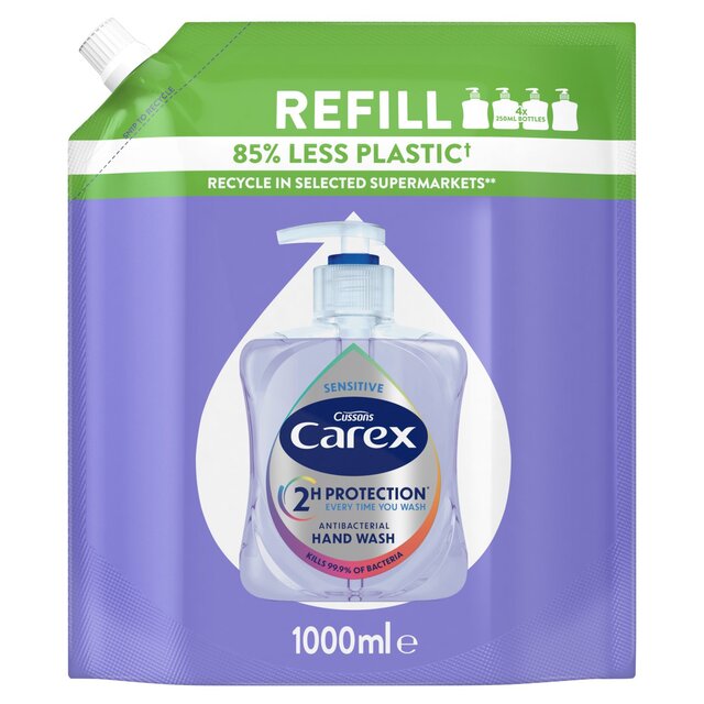 Carex Sensitive Antibacterial Handwash Refill thumbnail 3