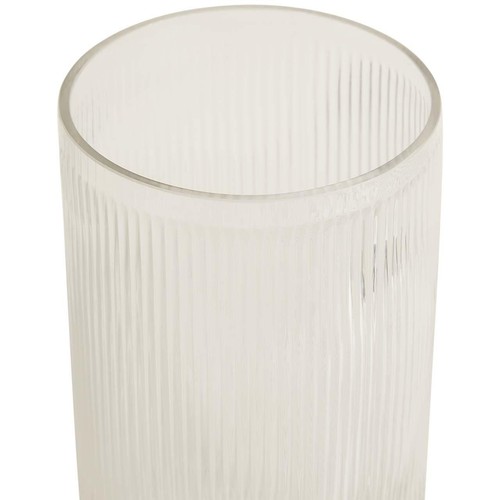 M&S Collection Glass Ribbed Vase thumbnail 2