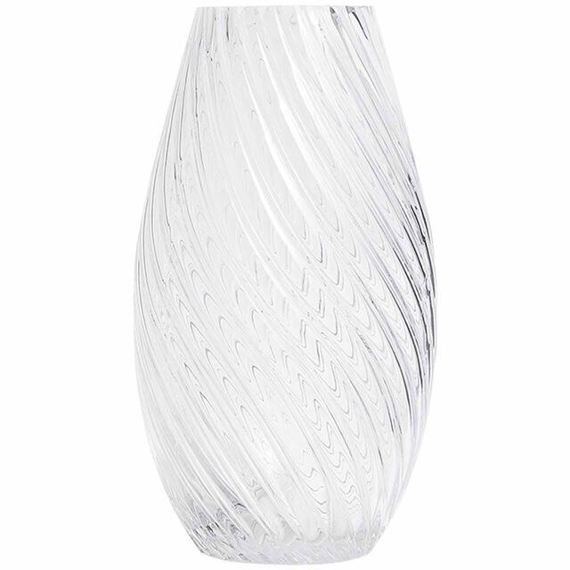 M&S Medium Swirl Glass Vase