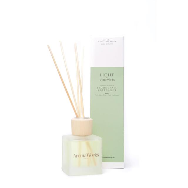 AromaWorks Reed Diffuser Lemongrass & Bergamot
