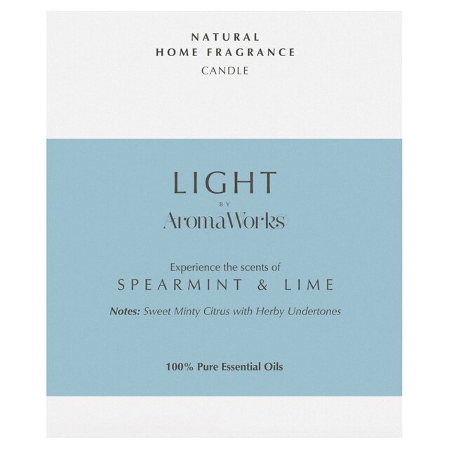 AromaWorks Candle Spearmint & Lime thumbnail 2