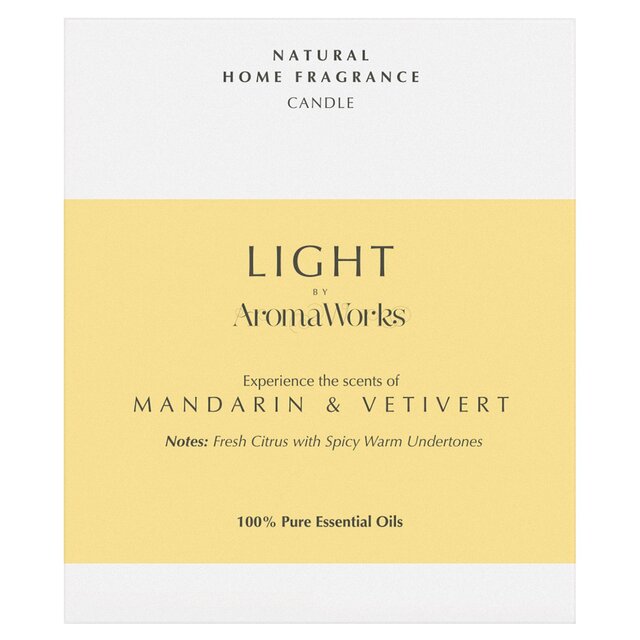 AromaWorks Candle Mandarin & Vetivert thumbnail 4