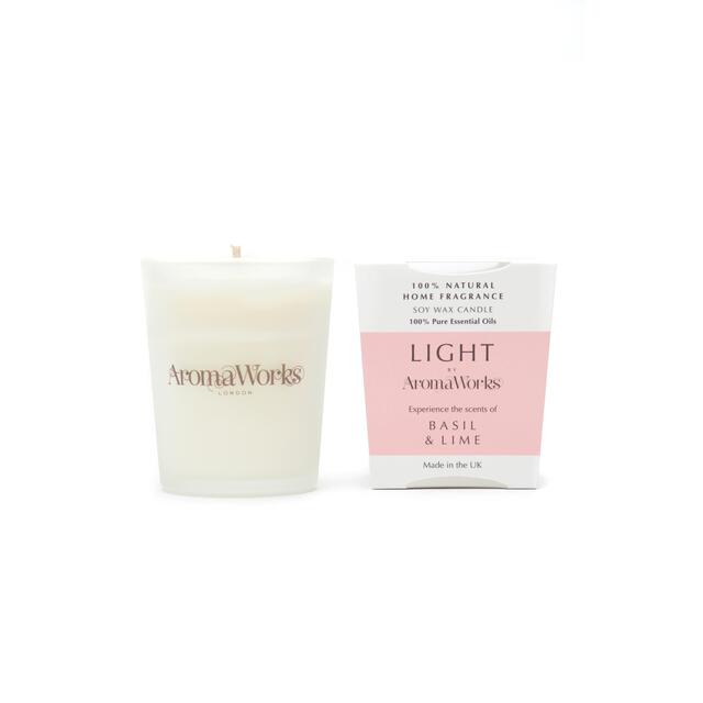 AromaWorks Candle Basil & Lime thumbnail 2