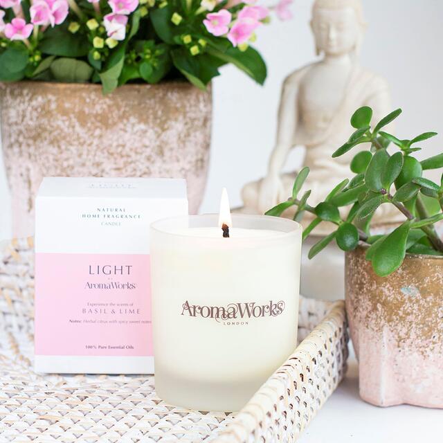 AromaWorks Candle Basil & Lime thumbnail 3