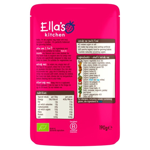 Ella's Kitchen Thai Curry Baby Food Pouch 10+ Months thumbnail 2