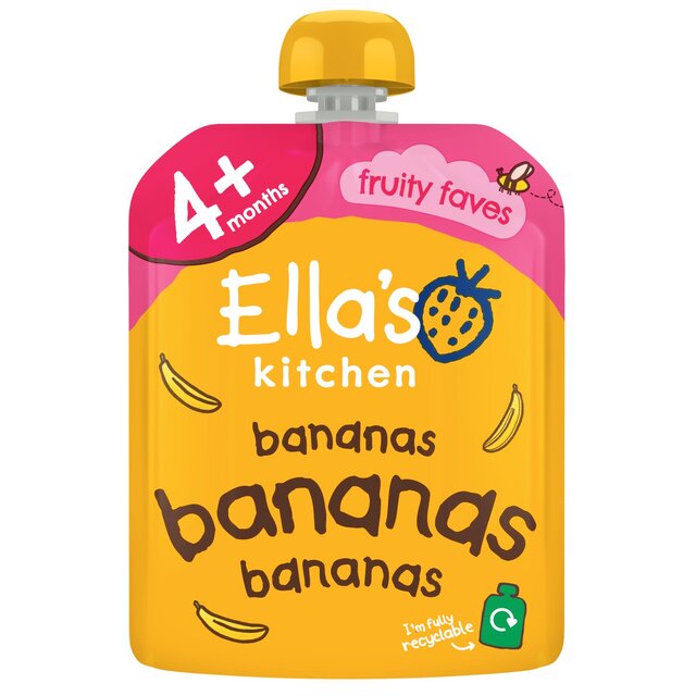 Ella's Kitchen Bananas First Tastes Baby Food Pouch 4+ Months