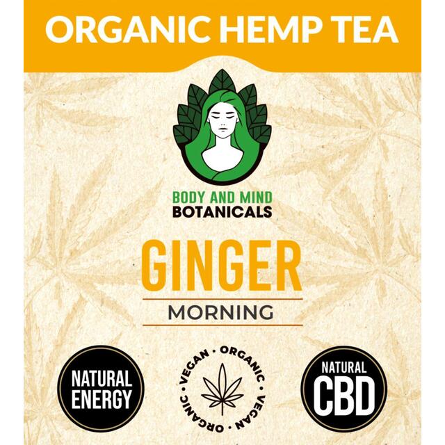 Body & Mind Botanicals Organic Hemp Tea - Ginger