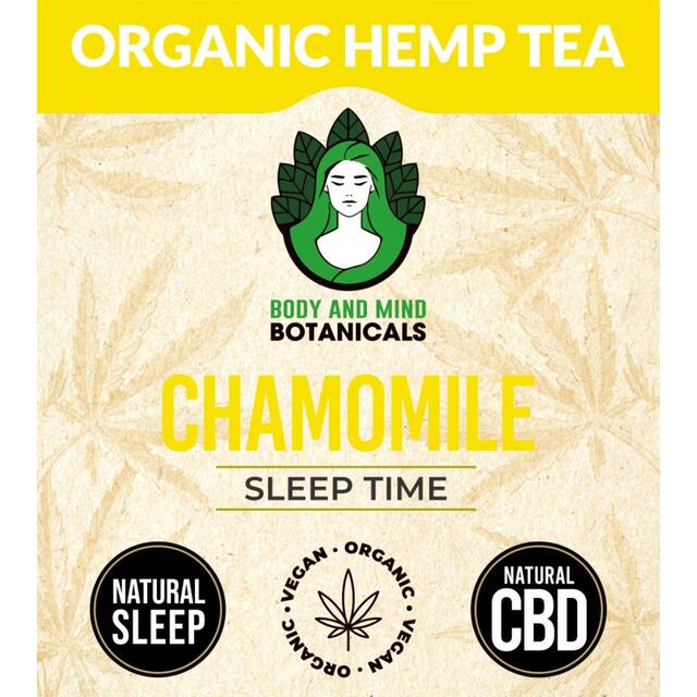 Body & Mind Botanicals Organic Hemp Tea - Chamomile