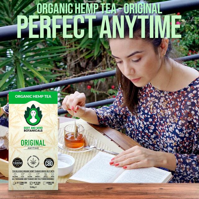 Body & Mind Botanicals Organic Hemp Tea - Original thumbnail 4