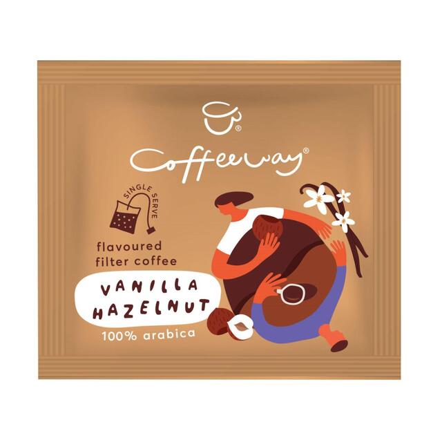 Coffeeway Vanilla Hazelnut Single Serve Flavoured Coffee Bags thumbnail 4