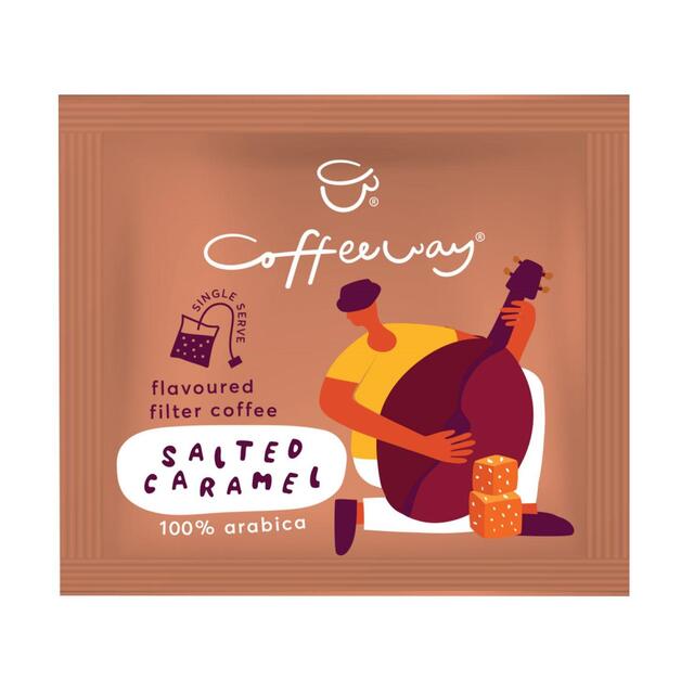 Coffeeway Salted Caramel Single Serve Flavoured Coffee Bags thumbnail 4