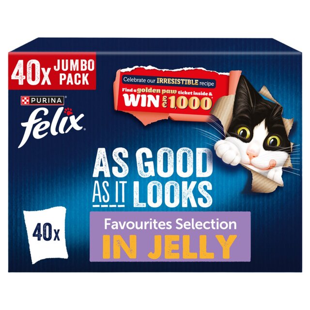 Felix As Good As it Looks Mixed Selection in Jelly Wet Cat Food