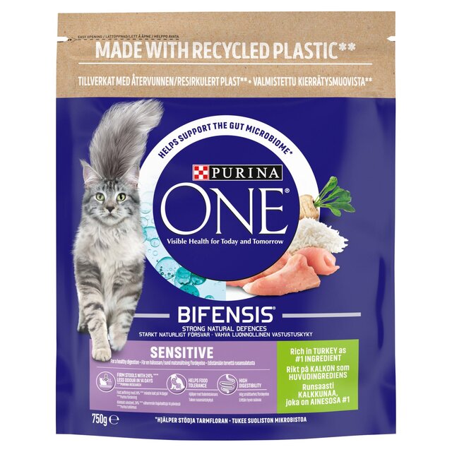 Purina One Sensitive Turkey Dry Cat Food thumbnail 2