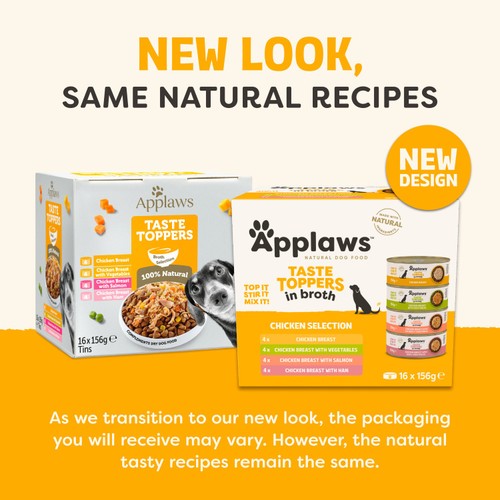 Applaws Taste Topper Dog Broth Tin Mixed Multipack thumbnail 2