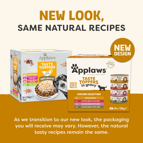 Applaws Taste Topper Dog Gravy Tin Mixed Multipack thumbnail 2