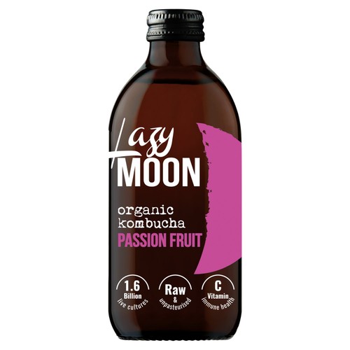 LAZY MOON Passionfruit Organic Kombucha