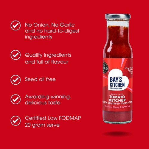 Bay's Kitchen Tomato Ketchup with Sundried Tomatoes thumbnail 2
