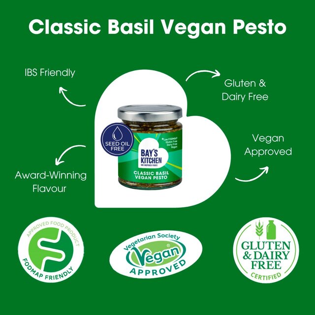 Bay's Kitchen Classic Basil Vegan Pesto thumbnail 2