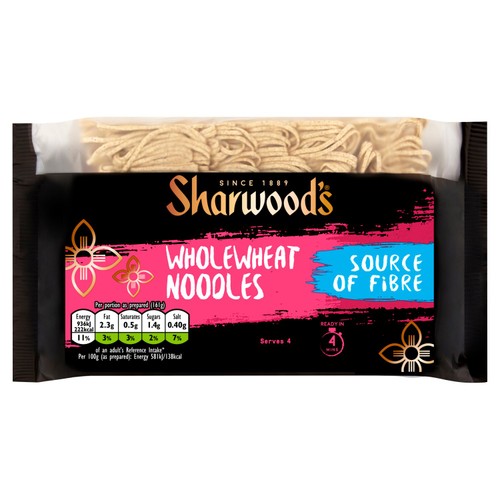 Sharwoods Wholewheat Noodles  thumbnail 2