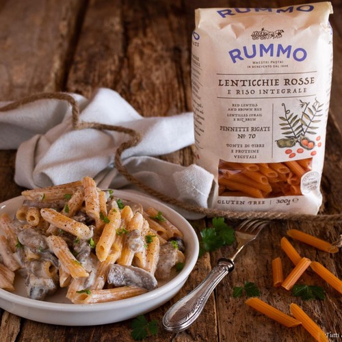 Rummo Gluten Free Lentil Pennette Rigate Lenticchie Rosse Pasta No.70 thumbnail 6