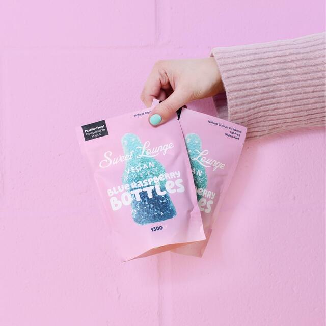 Sweet Lounge Vegan Fizzy Blue Raspberry Bottles thumbnail 2