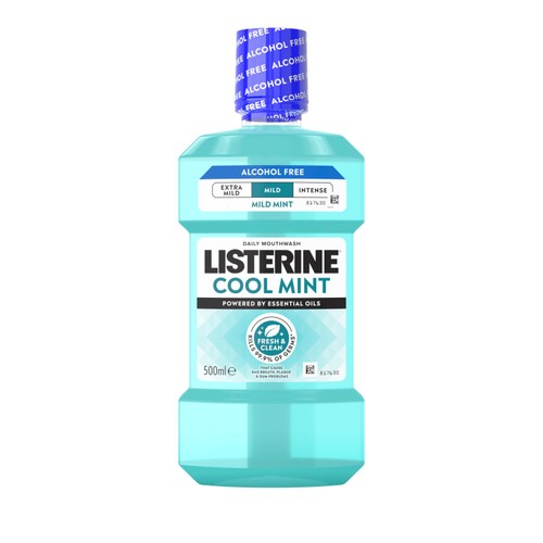 Listerine Cool Mint Mild Mint Alcohol Free Mouthwash thumbnail 2