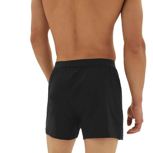 M&S Collection Mens Pure Cotton Jersey Boxers, 5 Pack, S-XL, Black thumbnail 3