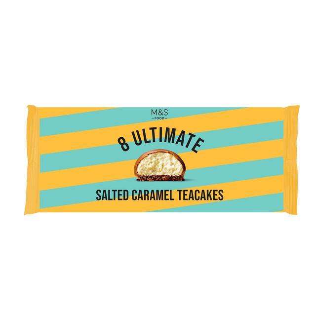 M&S 8 Ultimate Salted Caramel Teacakes
