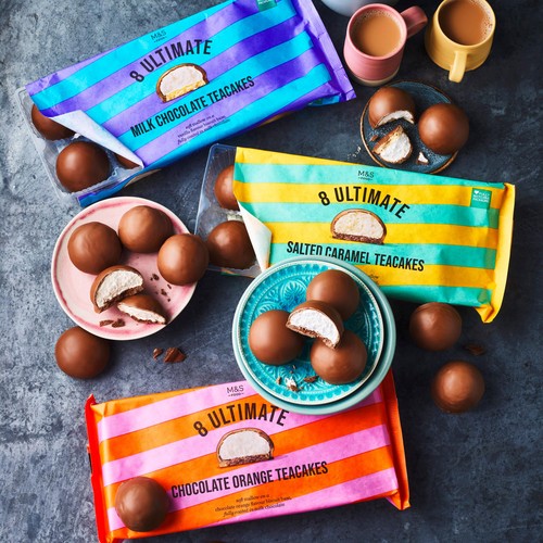 M&S 8 Ultimate Chocolate Orange Teacakes thumbnail 2