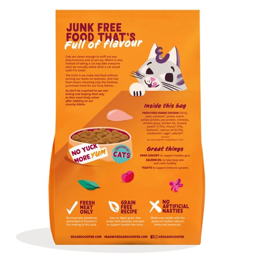 Edgard & Cooper Cat Dry Food Adult Chicken thumbnail 2